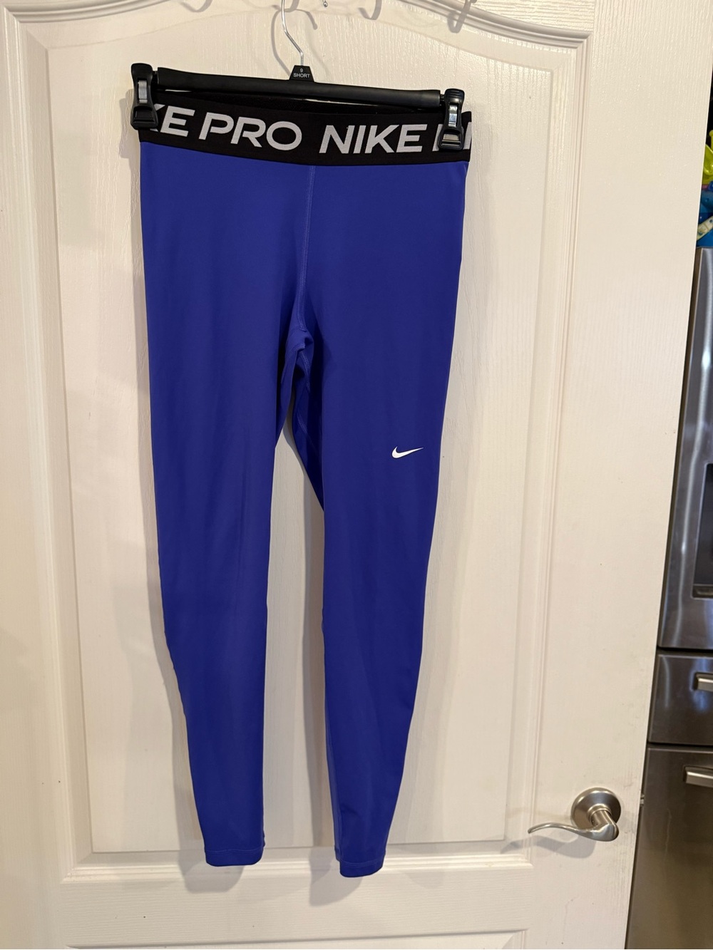 Nike Pro 365 Dri-fit royal blue athletic active gym workout leggings medium
